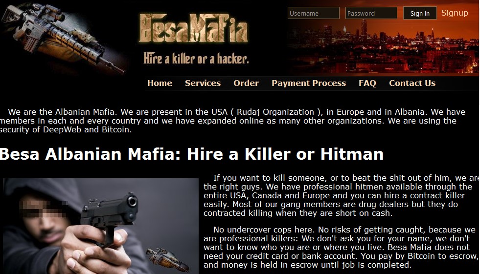 Fraudsters arrested for years running fake site to order assassinations 2 Assassination site