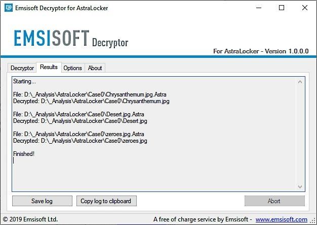 Emsisoft Released a Free Tool to Decrypt Data Corrupted by AstraLocker and Yashma 2 AstraLocker and Yashma decryption tool