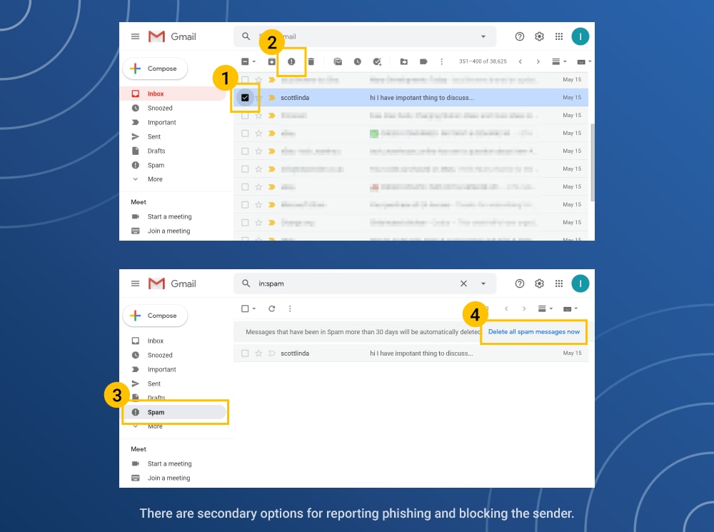 How to Get Rid of Spam Emails? 4 Delete spam emails Gmail