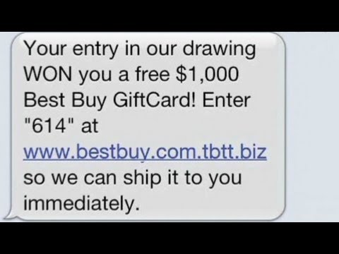 Texting Spam: How to Stop Spam Text Messages 2 You won! fake message
