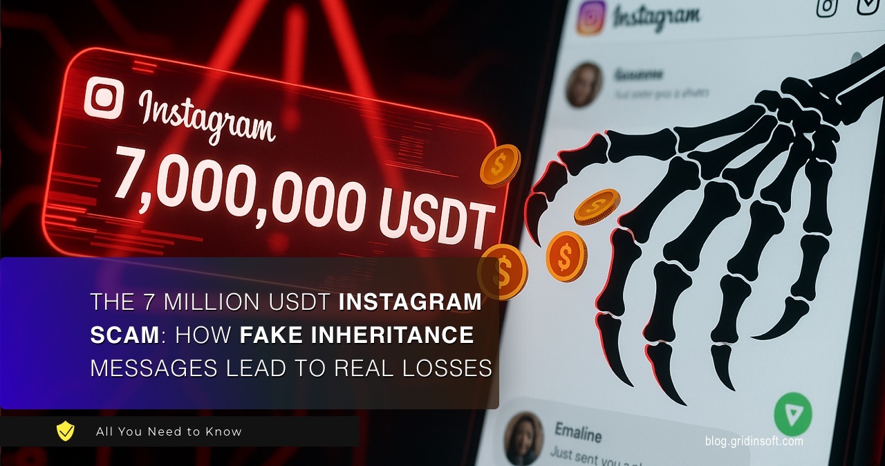 7 million USDT instagram crypto scam