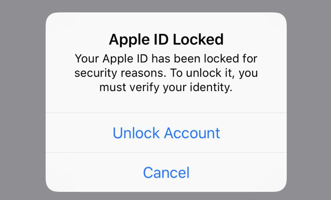 Apple ID Scams: Identify and Prevent Apple Phishing Email 4 Apple ID locked