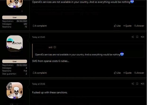Russian Cybercriminals Seek Access to OpenAI ChatGPT 4 access to OpenAI ChatGPT