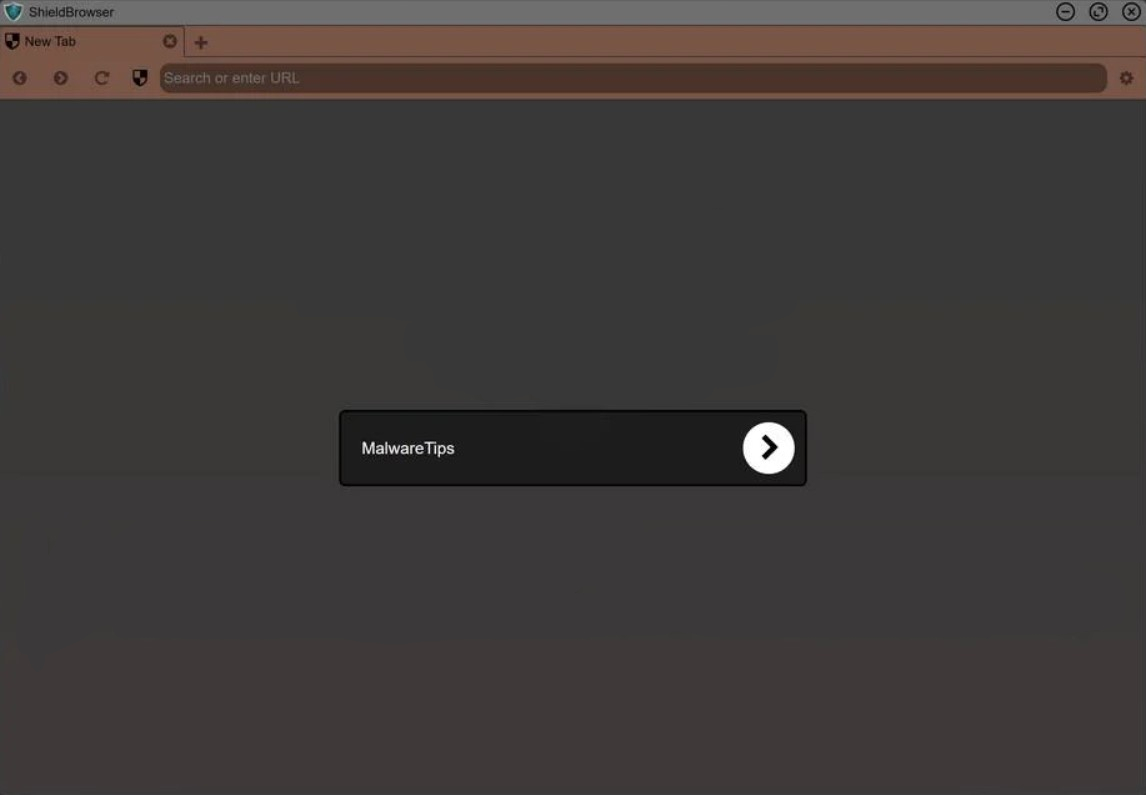 An unwanted web browser - ShieldBrowser