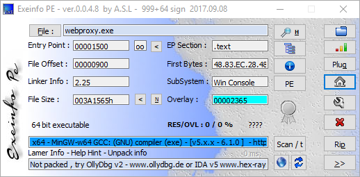 Coin Miner Investigation: When, Why, For What 28 We got non-packed 64-bit executable