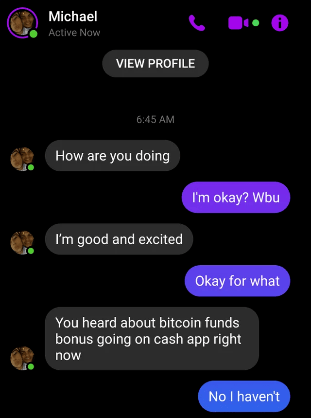 Top 10 Cash App Scams 3 Bitcoin scam on Cash App