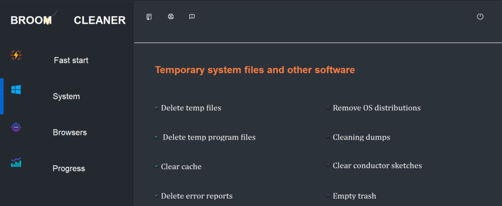 Interface: Broom Modes