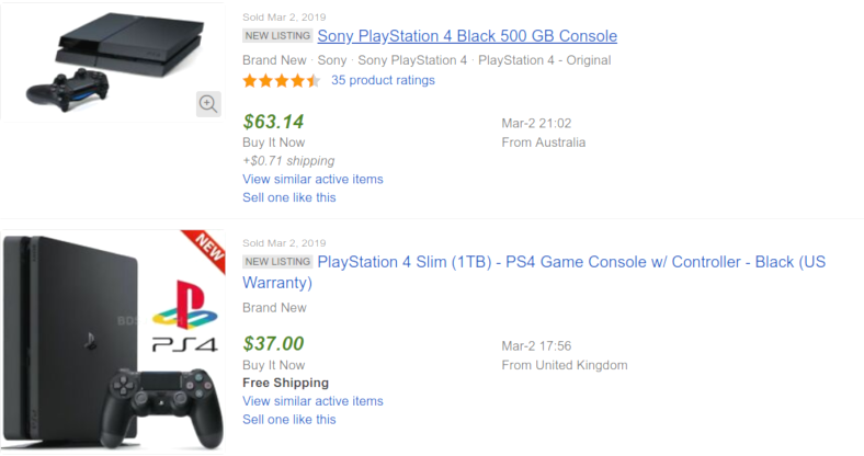 eBay Scams 3 fake goods examples