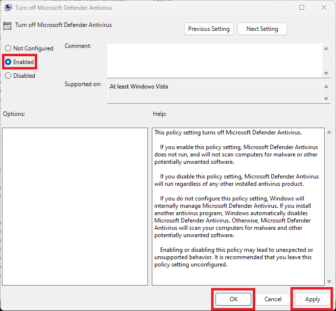 How to Disable Windows Defender? Windows 10 & 11 Guide 6 Disable Windows Defender GPEdit