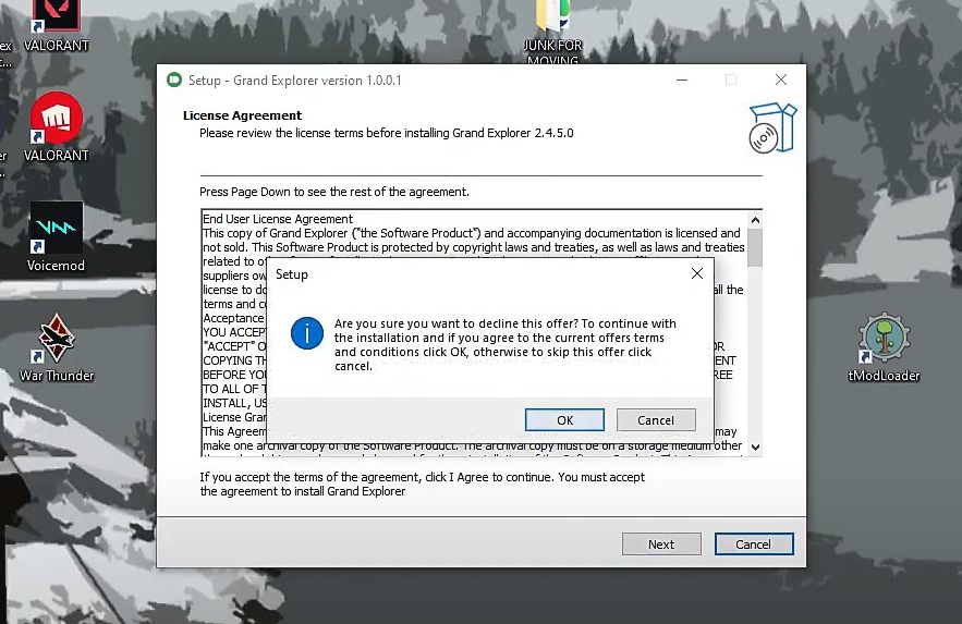 Grand Explorer Software - Remove Malware & Repair System 3 Grand Explorer installation window