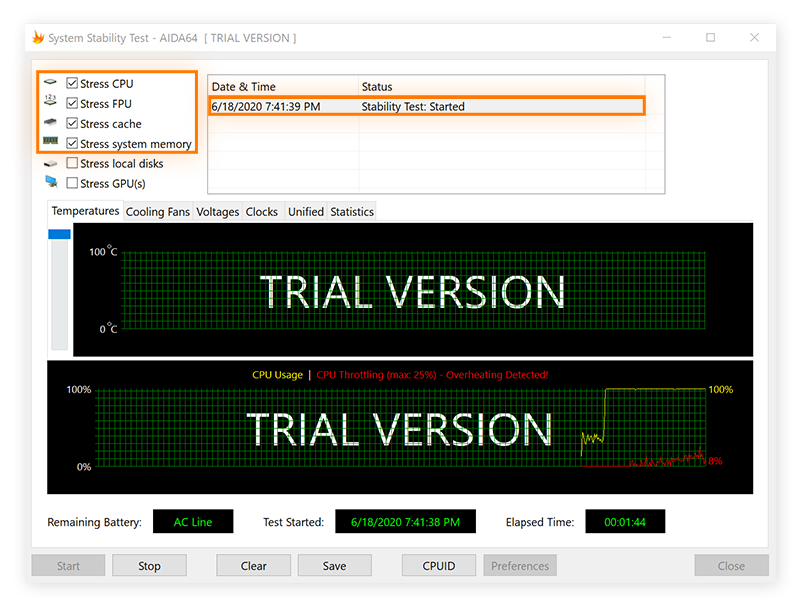 How to Stress Test Your PC’s CPU 6 AIDA64 system stability test