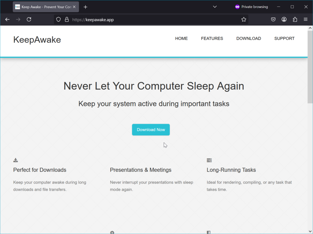 Removing Unwanted "Keep Awake" Application: A Comprehensive Guide 2 Keep Awake Website