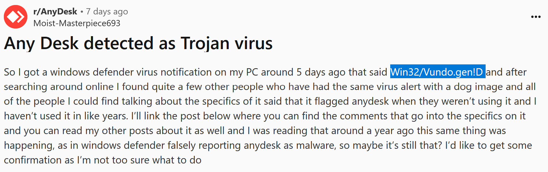 Trojan:Win32/Vundo.gen!D false positive Reddit