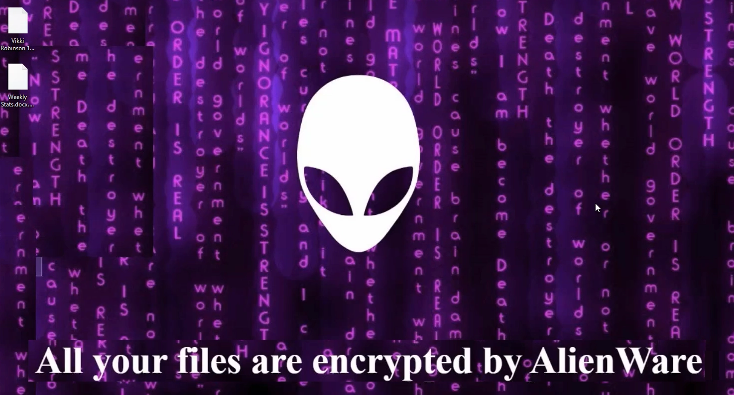 AlienWare Ransomware 3 Wallpaper AlienWare