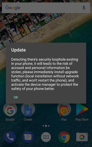 Android Malware Mimics VPN, Netflix and Over 60k of Other Apps 3 Malicious full-screen ads screenshot