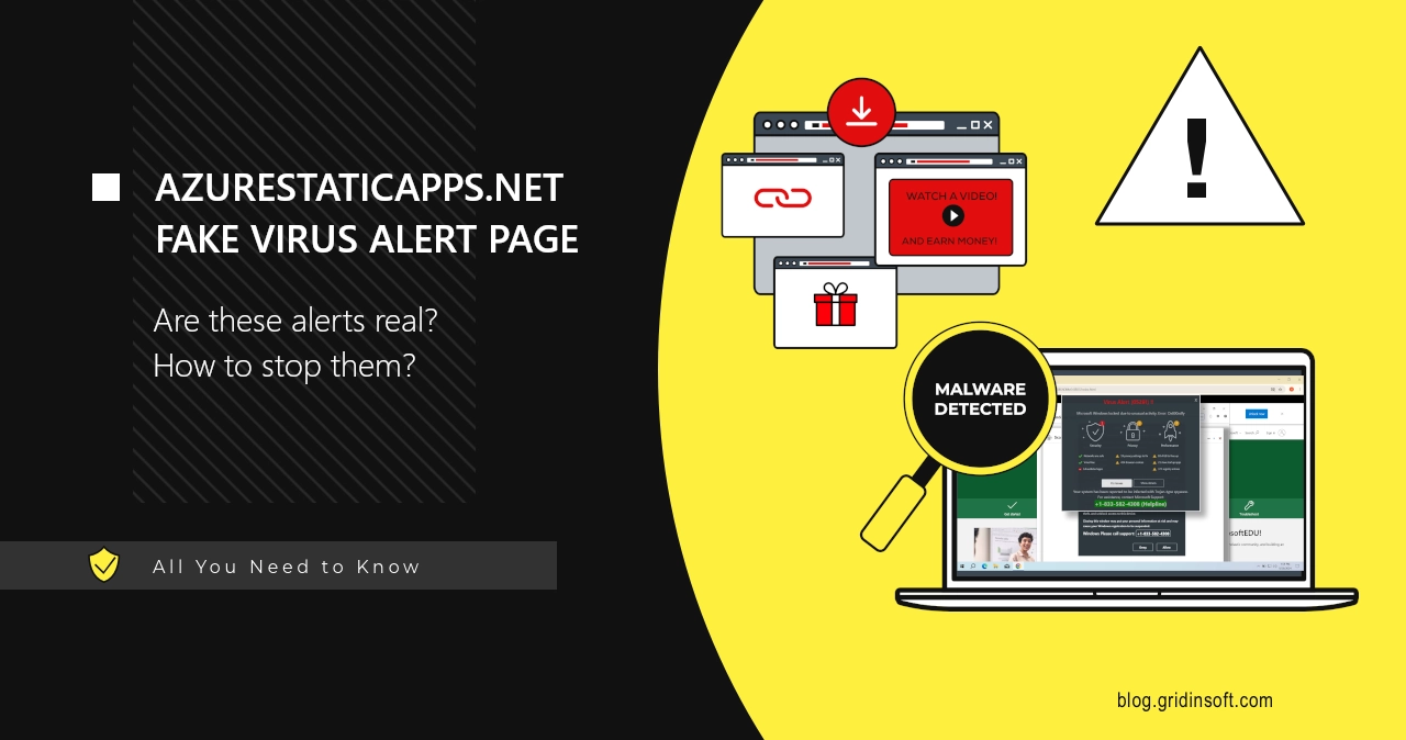 Azurestaticapps.net 1 Azurestaticapps.net Scam Virus Alert - Fix Guide