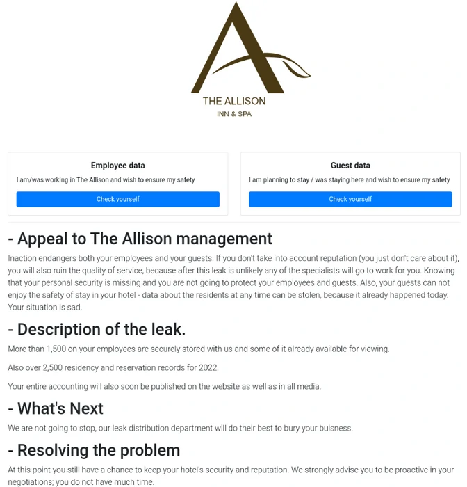 BlackCat Ransomware New Update Boosts Exfiltration Speed 3 Screenshot of BlackCat leak site