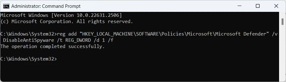 How to Disable Windows Defender? Windows 10 & 11 Guide 10 Disable Windows Defender cmd command