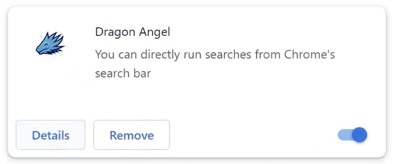 Dragon Angel Malicious Browser Extension 2 Dragon Angel screenshot