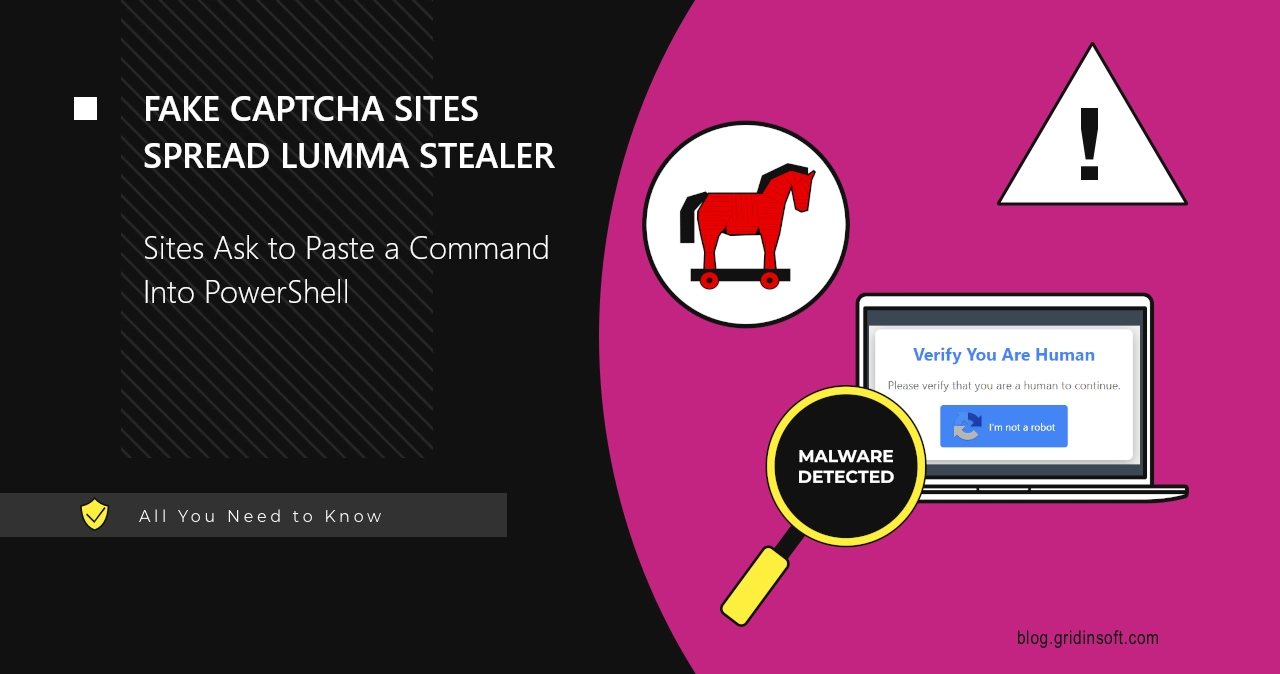 Fake CAPTCHA Sites Trick Users to Run Malicious Code, Install Lumma Stealer 1 Fake CAPTCHA sites spread Lumma Stealer malware