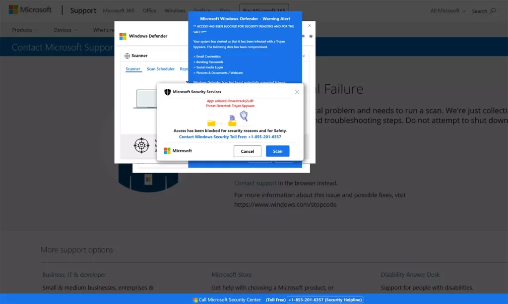 Fake Virus Alert – How to Spot and Remove Scareware Pop-ups 2 Fake Virus Alert From Microsoft Defender