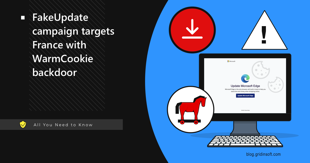 FakeUpdate Campaign Spreads WarmCookie Virus in France 1 FakeUpdate Threatens Users from France With WarmCookie Backdoor