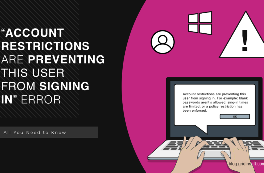 Account restrictions are preventing this user from signing in - Problem Solved