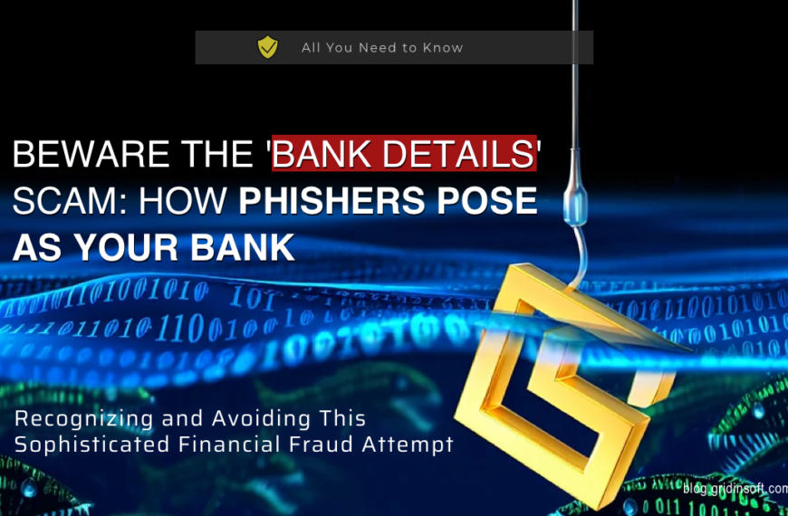 What is "Bank Details" email scam?