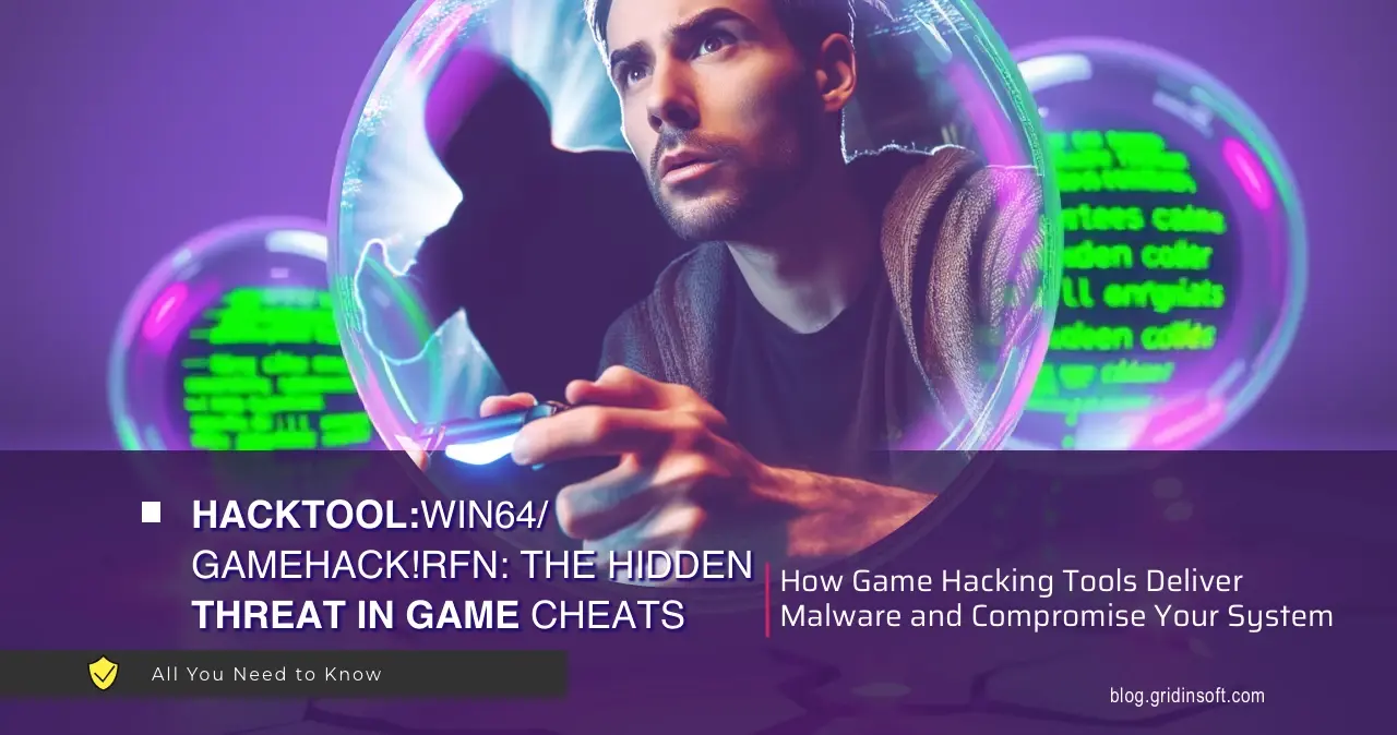 What is HackTool:Win64/GameHack!rfn?