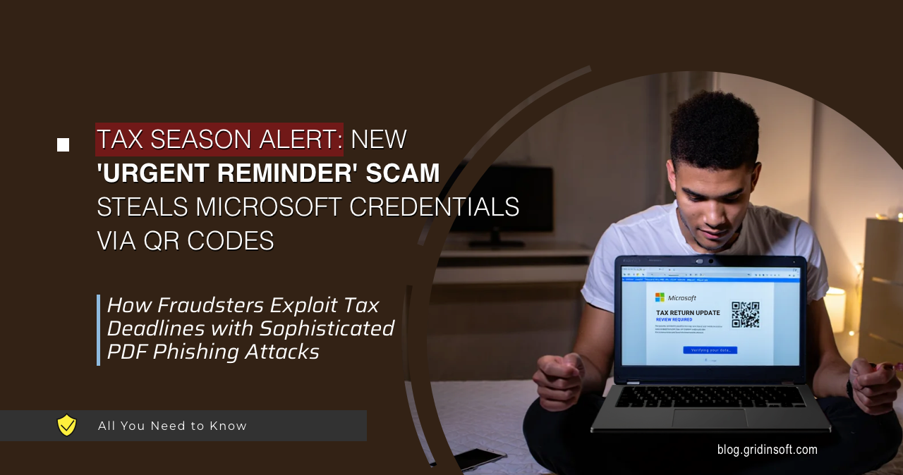 Urgent Reminder Tax Scam: Malicioius QR Codes in Emails Ahead of Tax Deadline