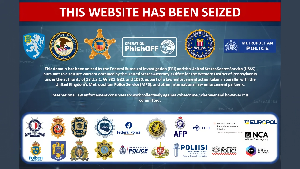 LabHost Phishing Service Taken Down by Police 2 Seized website screenshot