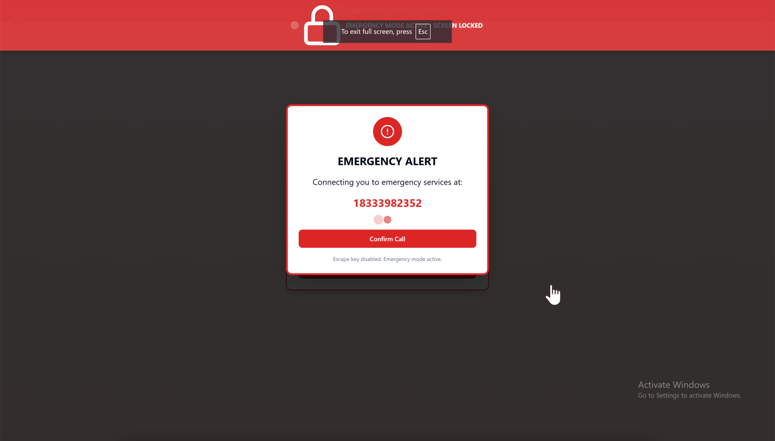 Microsoft Account Locked 4 “Microsoft Account Locked” in full screen