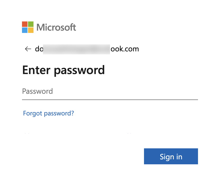 Pre-filled the user’s email popup