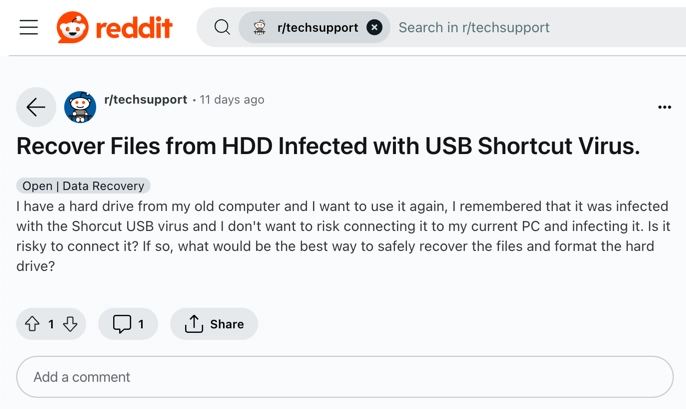 Shortcut Virus 3 Question about Shortcut Virus