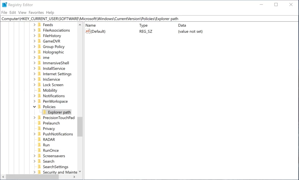 Shortcut Virus 5 Registry Editor