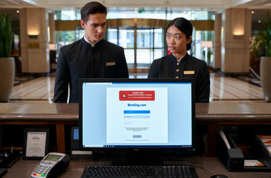 Cybercriminal campaign exploiting Booking.com