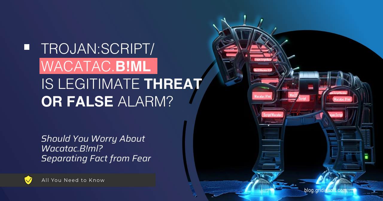 Trojan:Script/Wacatac.B!ml is Legitimate Threat or False Alarm?