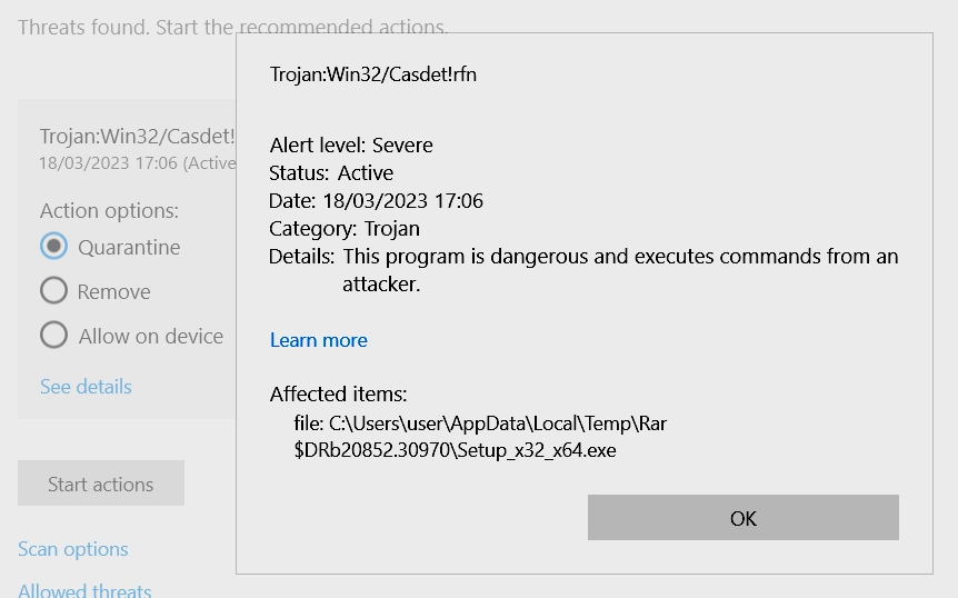 How to Remove Trojan:Win32/Casdet!rfn from Windows 11 2 Trojan:Win32/Casdet!rfn Virus